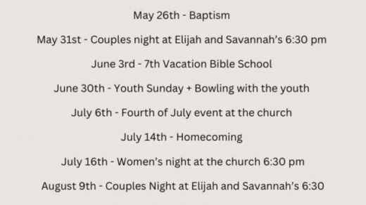 7/6 Fourth of July Event at Rock Creek Baptist Church 